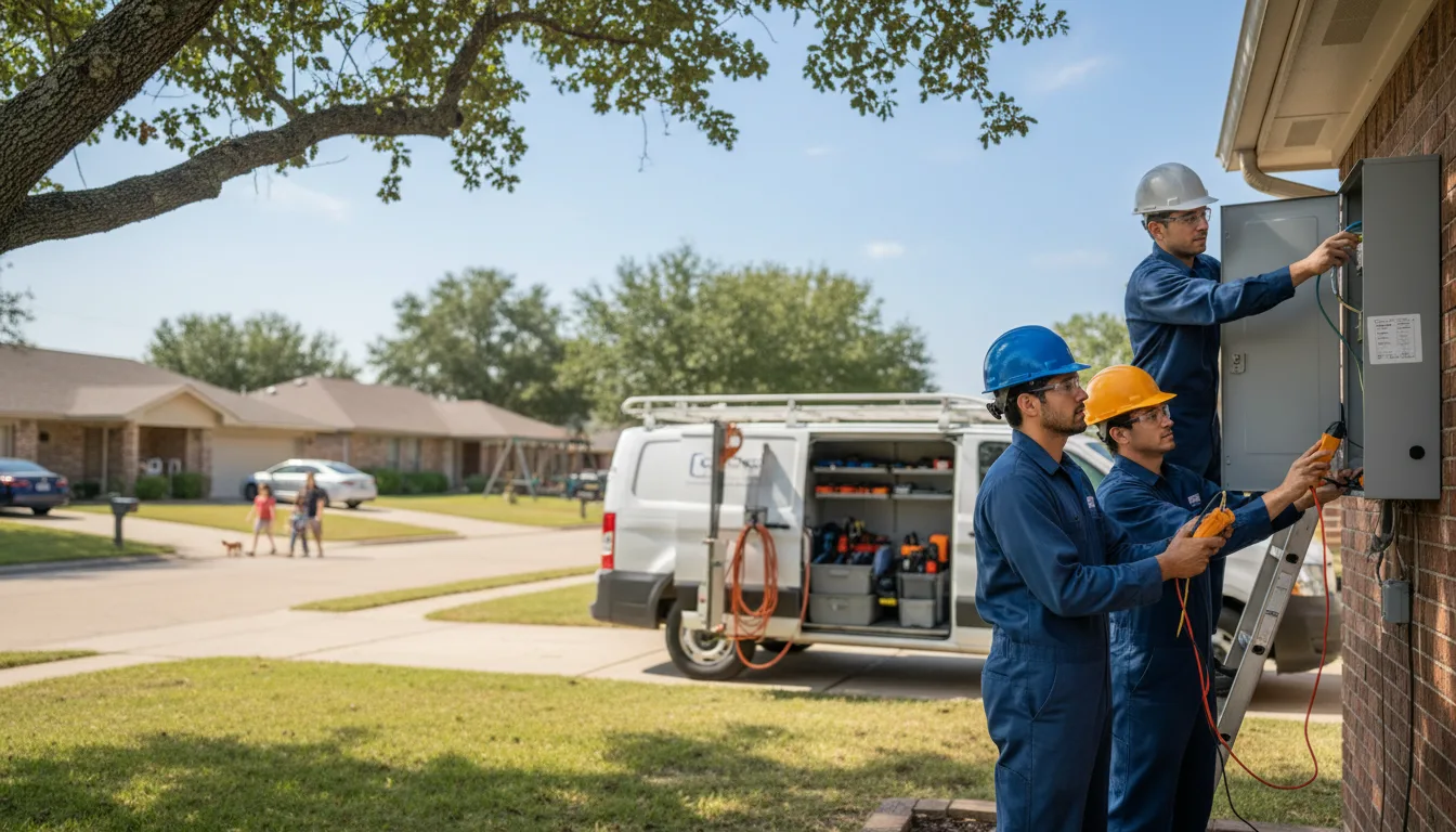 Certified electrician providing emergency electrical services in Wall Lake, IA